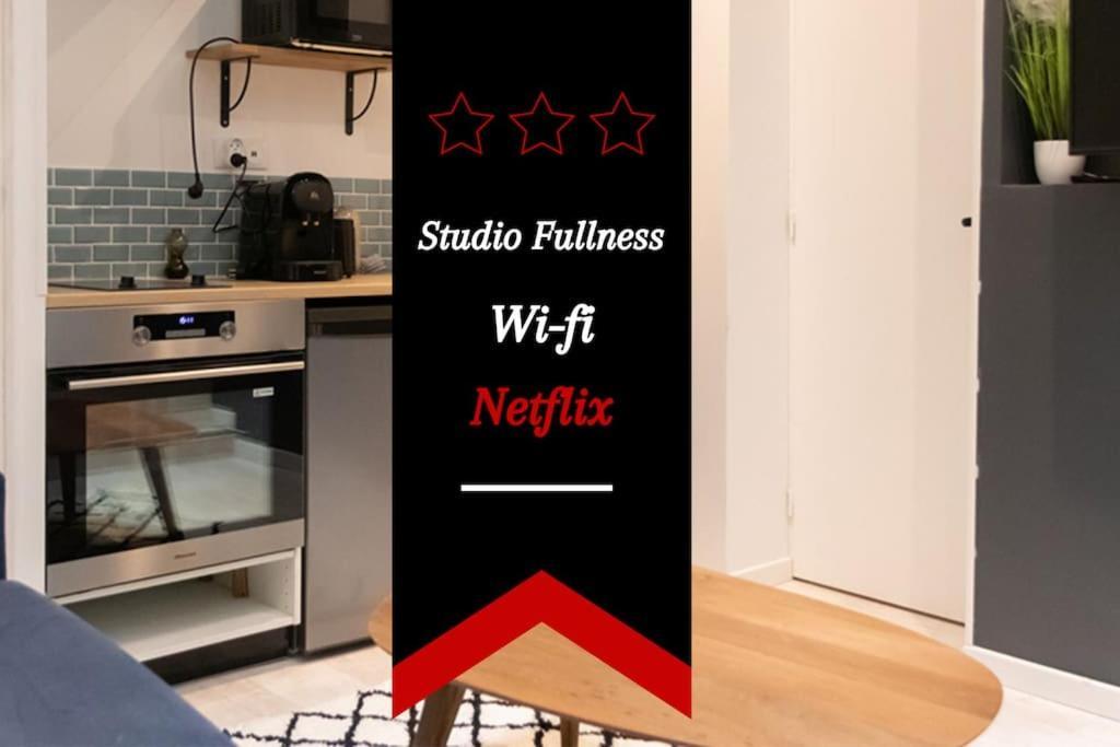 Duplex Studio Fullness - Proche Gare - Wifi Amiens Buitenkant foto